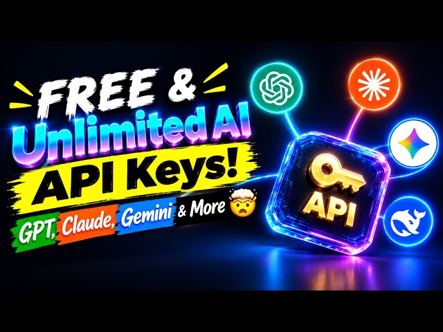 FREE & Unlimited AI API Keys! GPT, Claude, Gemini & More