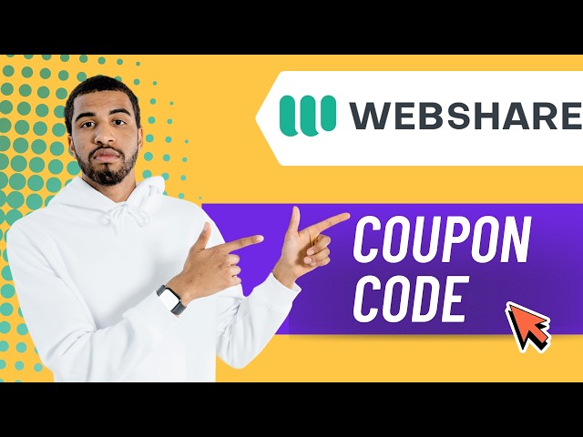 Webshare Coupon Code 2026 | webshare discount code | Get 60% OFF Premium Proxy Service
