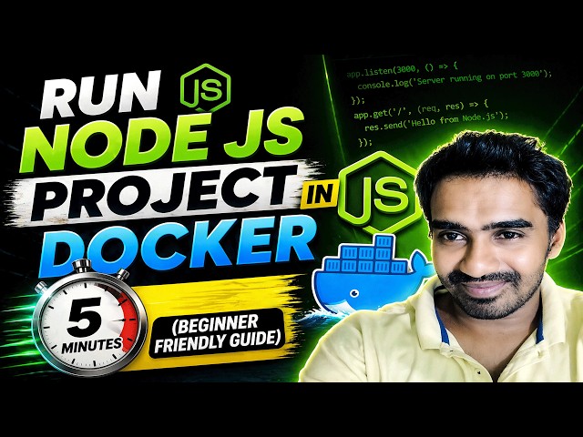 Run Node JS Project in Docker in 5 Minutes (Beginner Friendly Guide)