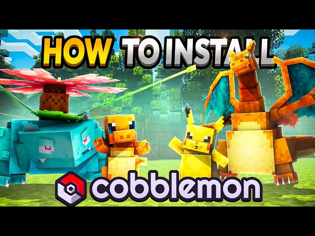 HOW TO INSTALL COBBLEMON  (Minecraft 1.21.1 Cobblemon Mod)