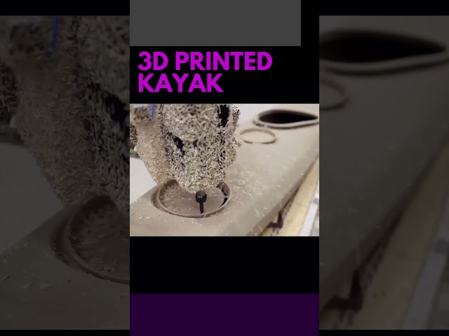 3D Printed Kayak  #3dprinting #shorts  #3dmodels