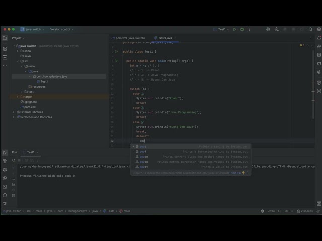Mastering the Switch statement in Java - Part 1