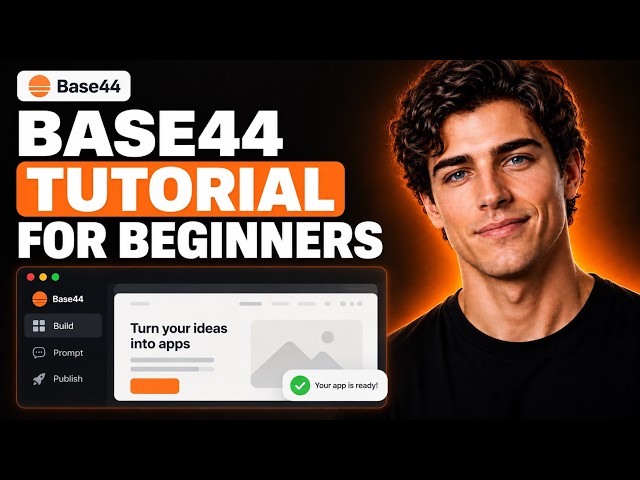 Base44 Tutorial for Beginners — Learn Base44 in 13 Minutes!