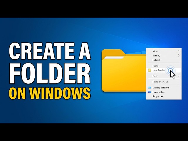 How to Create a Folder on Windows 11 | Step-by-Step Tutorial for Beginners