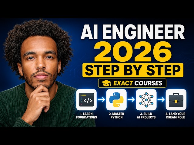 The Complete AI Engineer Roadmap for 2026 (Exact Courses + Step-by-Step)