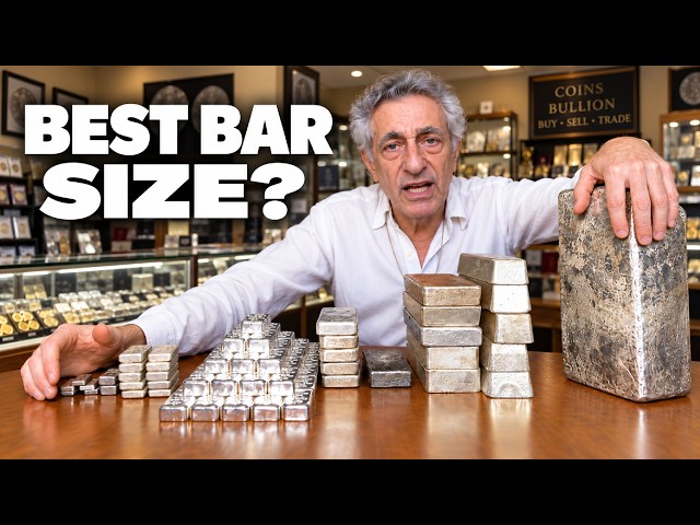 Bullion Dealer Reveals The Best Silver Bar Size For Silver Stacking