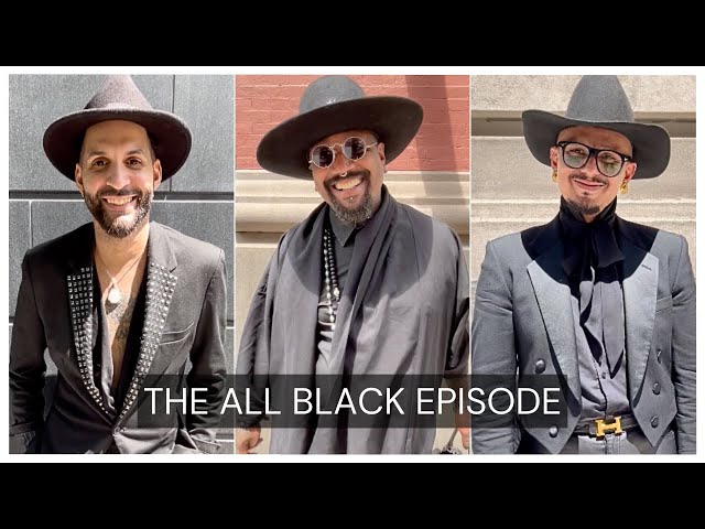 What Are People Wearing in NYC - #ALLBLACK (Male Edition)