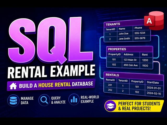 SQL Tutorial for House Rental Systems | Example