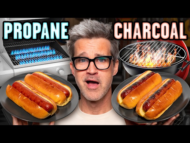 Propane vs Charcoal Grill Taste Test