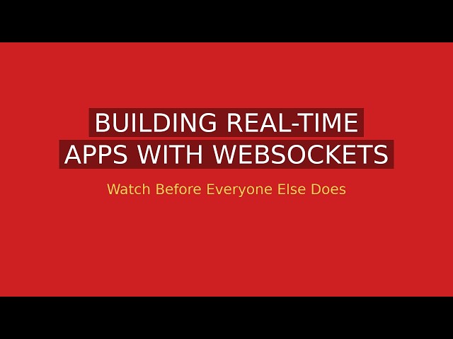 Building Real-Time Apps with WebSockets and Claude Code