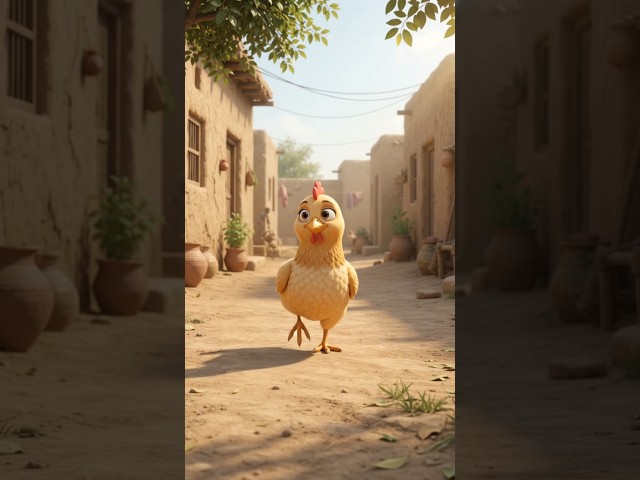 مرغی کو ملا موبائل 📱 کیا بنے گا انکا؟ | Funny Animal Story #rhymetime #nurseryrhymes #nurseryrhymes