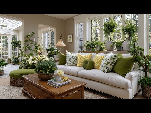 Cottage Living Inspiration 2026🌿 Green & Yellow English Farmhouse Tour