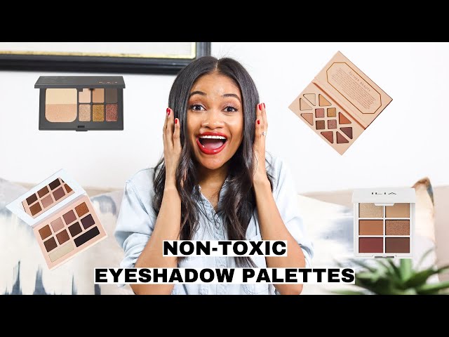 NON-TOXIC EYESHADOW PALETTE | Are they any good? Aether Beauty, Ilia, Honest Beauty & More!