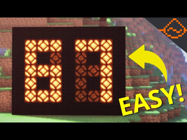 World's SMALLEST 7-Segment Display in Minecraft Bedrock!