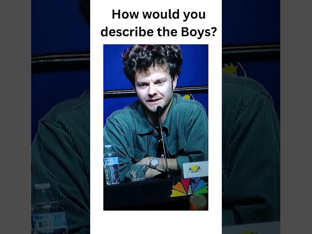 Hughie Q: How would you describe The Boys? A: South Park w/ caps Dragon Con 2026