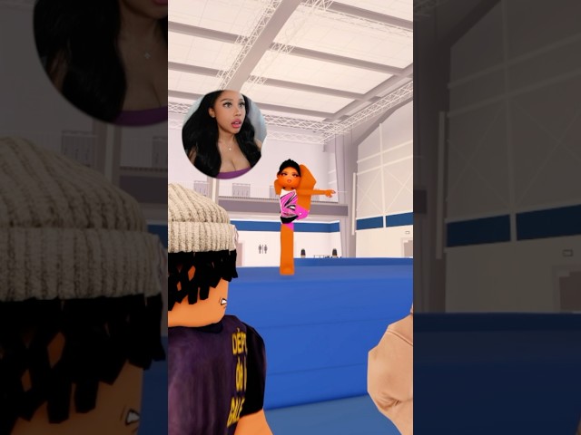 GYMNASTICS gone VERY WRONG… #roblox #shorts