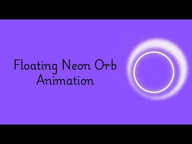 ✨ Floating Neon Orb Animation | Auto Color-Changing Glow Effect | CSS Animation Shorts #coding  #css