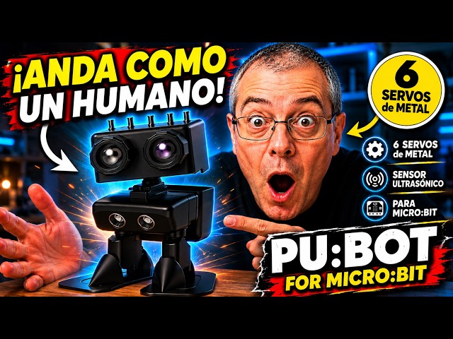 🚨 ELECFREAKS micro:bit PU Robot Kit 🤖 THE ROBOT THAT WALKS, DANCES, AND LEARNS ON ITS OWN!