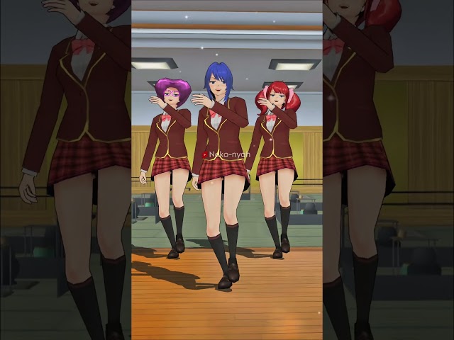 Popular Girls in Sakura 🥰 Brazilian dance trend #sakuraschoolsimulator #shorts #trending #viral