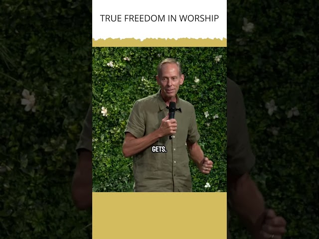 DO THIS to live in freedom! Take a God Focus, not a self-focus! #ChristianFaith #Jesus #Worship