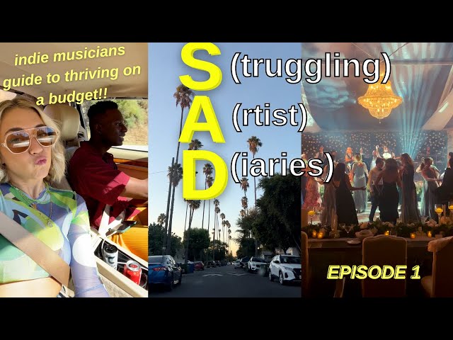 VLOG (wedding gigs + shooting  your own content on a budget) | STRUGGLING ARTIST DIARIES - episode 1