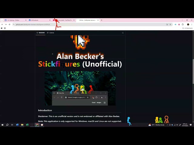How to get Alan Becker's Stick Figures on your desktop *These are shimejis not malware*