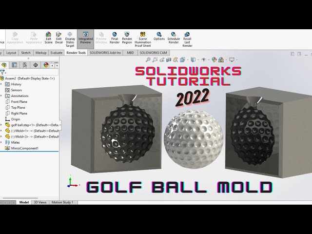 How to Make Mold with Cavity in Solidworks | SOLIDWORKS Tutorial 2022 | Cavity | Assembly |