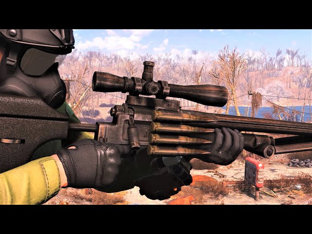 Heavy Sniper Rifle - AMAC-1500 - Fallout 4 PC Mod review
