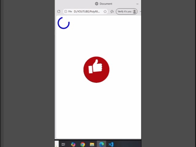 How To Create Loader Using HTML CSS | HTML CSS Loader #shorts #html #css #loader #ytshorts #trending