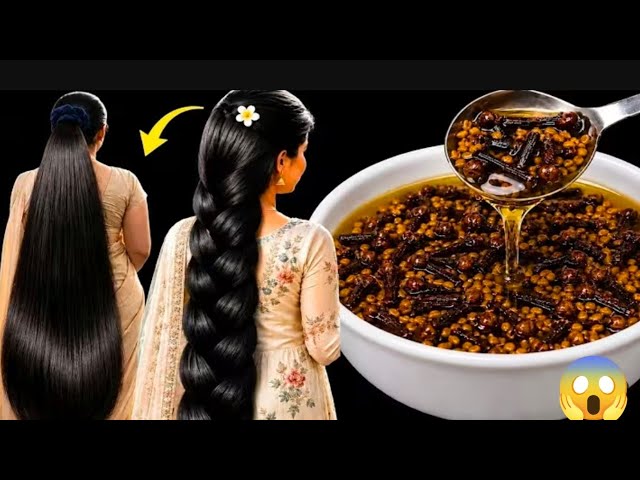 Apply  This Cloves & Fenugreek seeds Remedy Once ,The Hair will not stop Growing !! 🔥