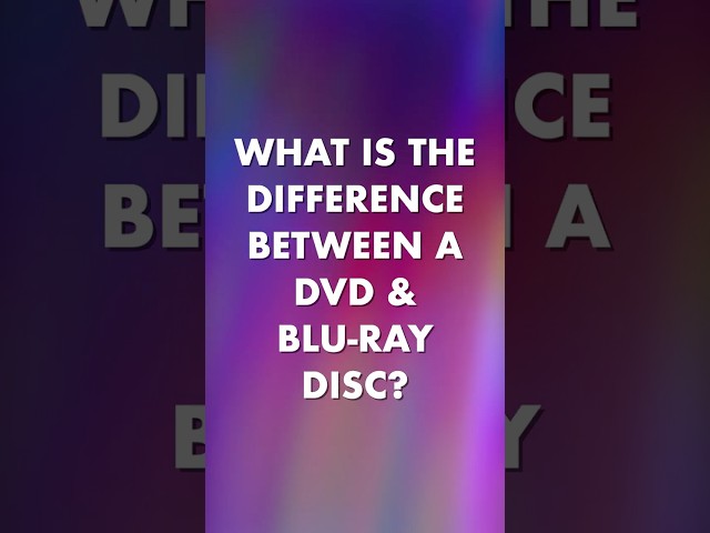 The REAL Difference Between DVD and Blu-ray