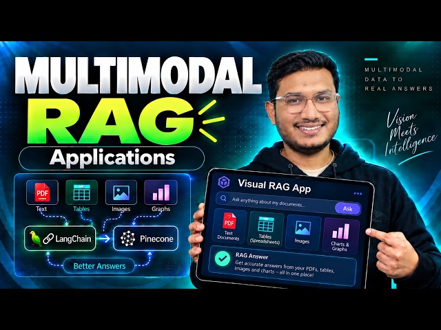 Build Advanced Multimodal RAG End-to-End | Visual RAG with LangChain + Pinecone