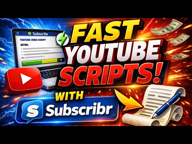 This AI Tool Writes YouTube Scripts Insanely Fast…