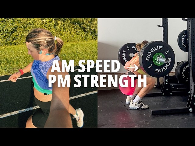 What I Eat in a Day for Hybrid Training + Running a Business | Speed Work & Heavy Squats