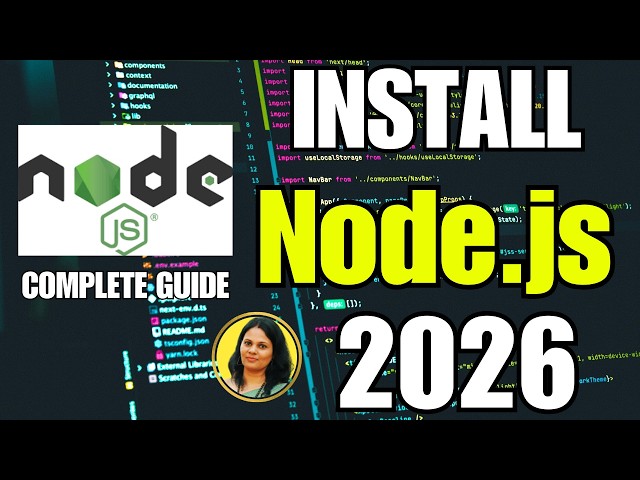 Install Node.js on Windows 11 in 3 Minutes! 🚀
