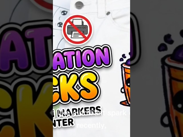 DIY Sublimation Hacks How to Use Sublimation Markers on Fabric Without a sublimation Printer