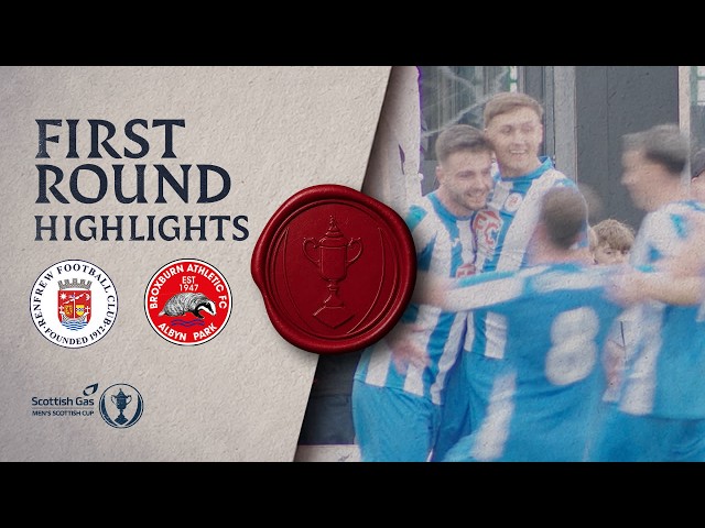 Renfrew v Broxburn Athletic | Scottish Gas Scottish Cup First Round Highlights