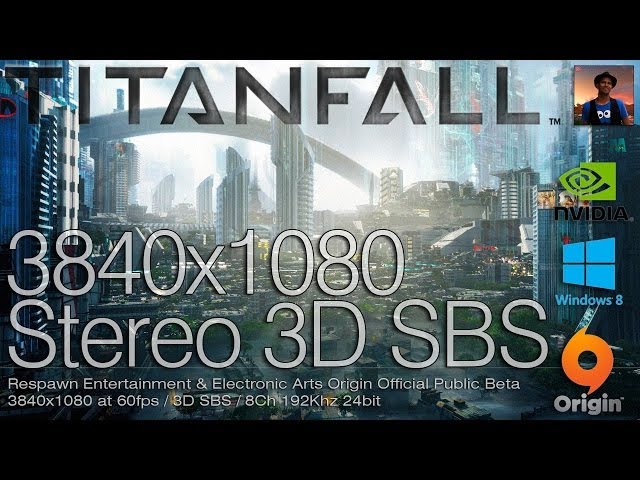🎮 EA's (Origin Public Beta) Titanfall | Pre-Oculus VR HMD Experimenting | Stereo 3D | 4K/60fps