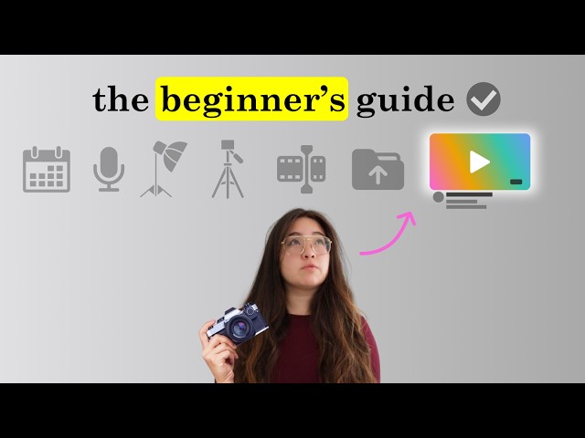 how to make your FIRST YouTube video in 2026