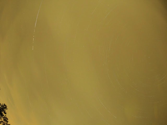 my first star lapse and I got the ISS .