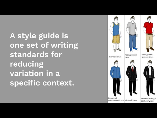 Style Guides as Standards