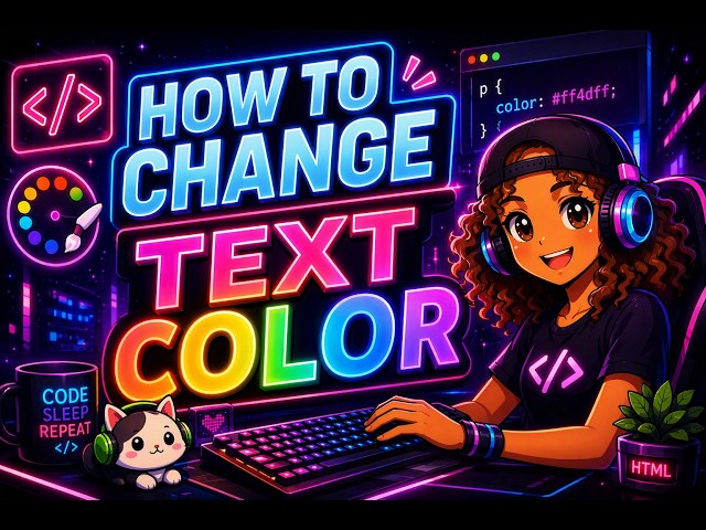 How to change the colour of your text using HTML5 an JS