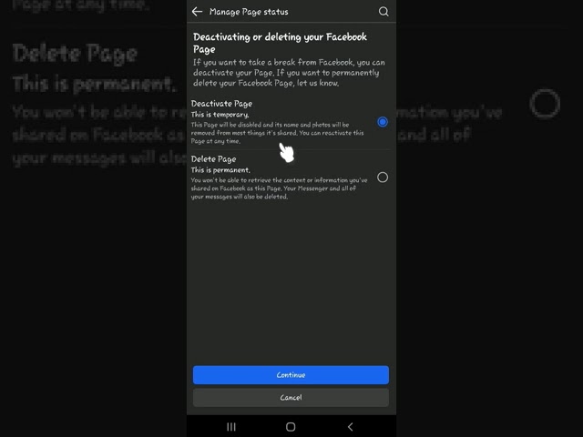 How to Deactivate Facebook Page (EASY!)