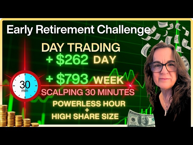 🔥Trading PowerLESS Hour with HIGH Share Size for 30 Minutes - Early Retirement Challenge Ep 144