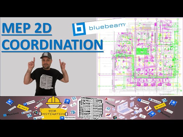 MEP Coordination Made Easy in Bluebeam Revu | Best 2D Workflow for Faster Results!