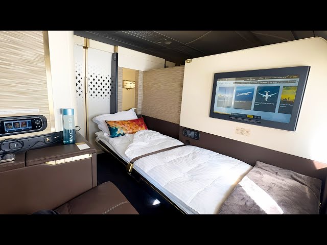 Etihad Airways A380 First Class "Apartment" | London to Abu Dhabi | Full Flight Experience + Lounge