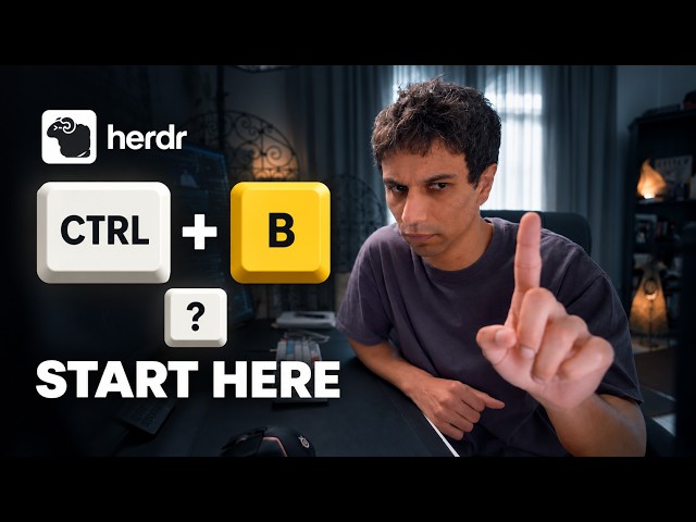 Herdr Shortcuts: Understand Ctrl+B
