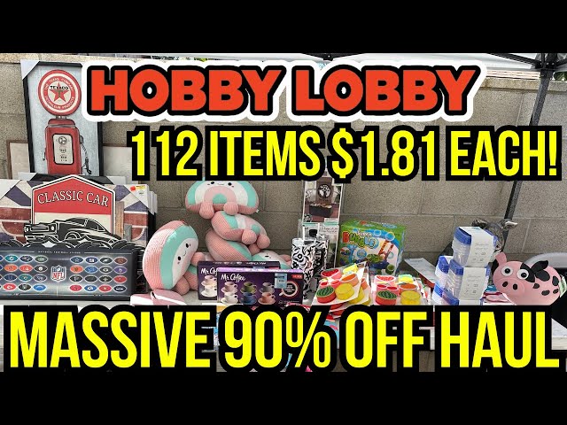 HOBBY LOBBY 90 OFF CLEARANCE HAUL🏃🏽‍♀️🧡HOBBY LOBBY SPRING SHOP 90% OFF🏃🏽‍♀️🧡 #hobbylobby #clearance