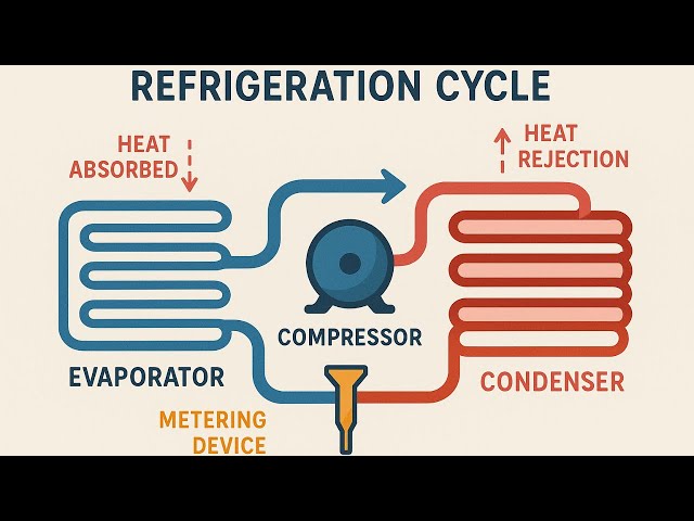 The Refrigeration Cycle (SIMPLIFIED) - HVAC Training