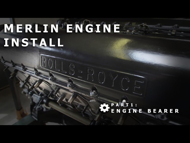 WORLD'S GREATEST ENGINE? Engine Install Part 1: "Engine Bearer" #MarkIX #spitfire #merlin